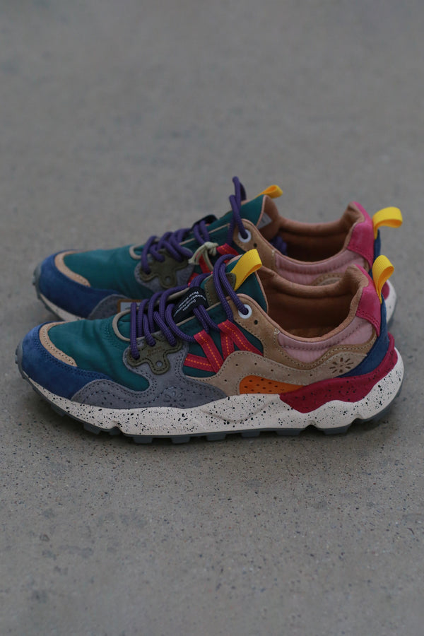 Flower Mountain/YAMANO 3 Hiking Shoes Series FM-FM63666-QLHLH (Teal Green/Lake Blue/Gray) (FM63568)